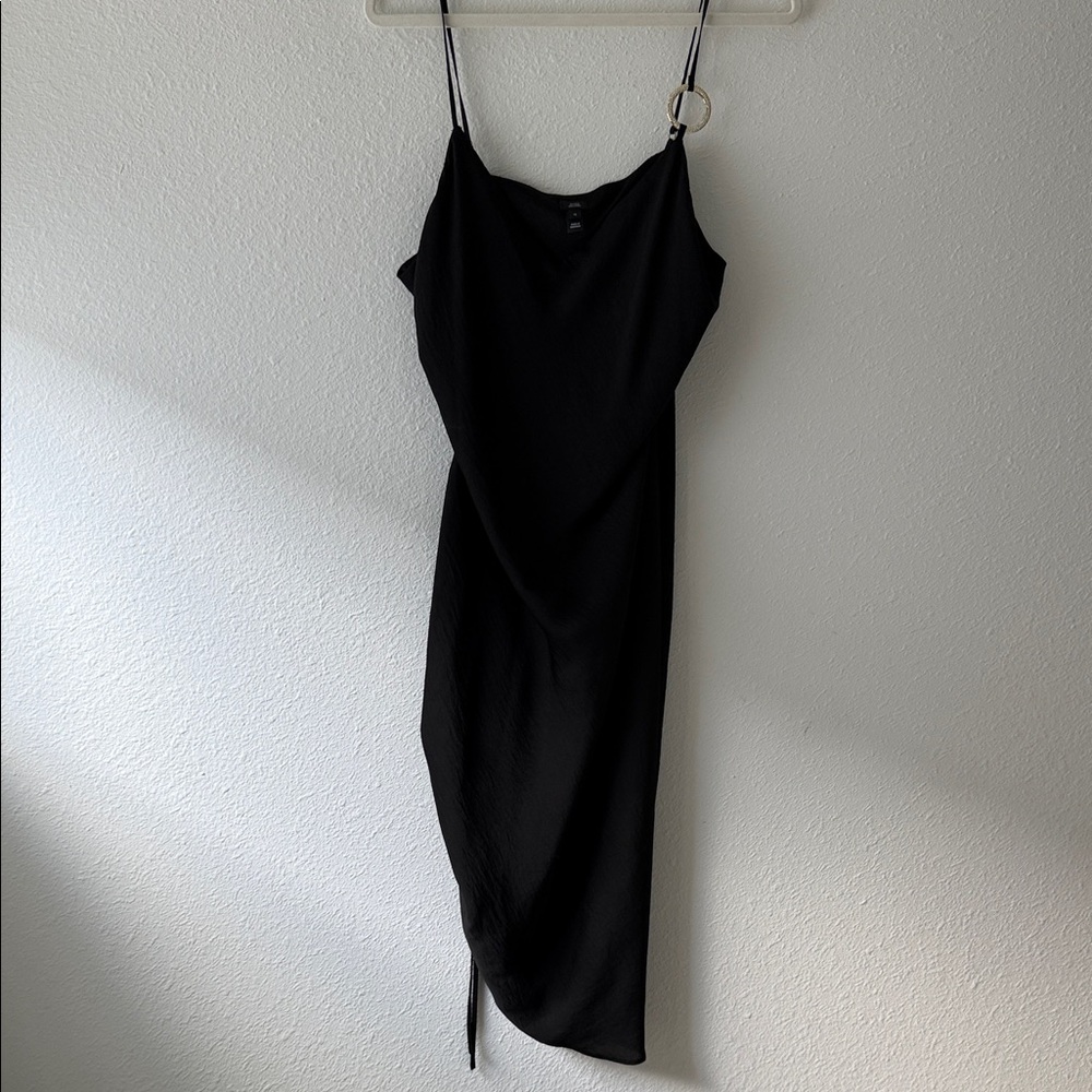 River Island Black Asymmetrical Dress